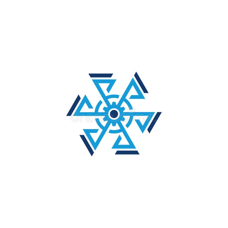 Hexagongangpfeil-Geschäftslogo lizenzfreie abbildung Hexagongangpfeil-Geschäftslogo lizenzfreie abbildung