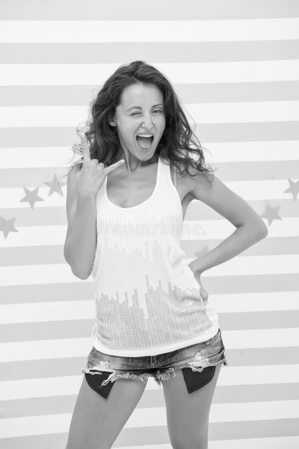 Hey girl. happy girl with cool gesture on colorful background. happy cool woman with long wavy hair. Looking trendy royalty free stock photos Hey girl. happy girl with cool gesture on colorful background. happy cool woman with long wavy hair. Looking trendy royalty free stock photos
