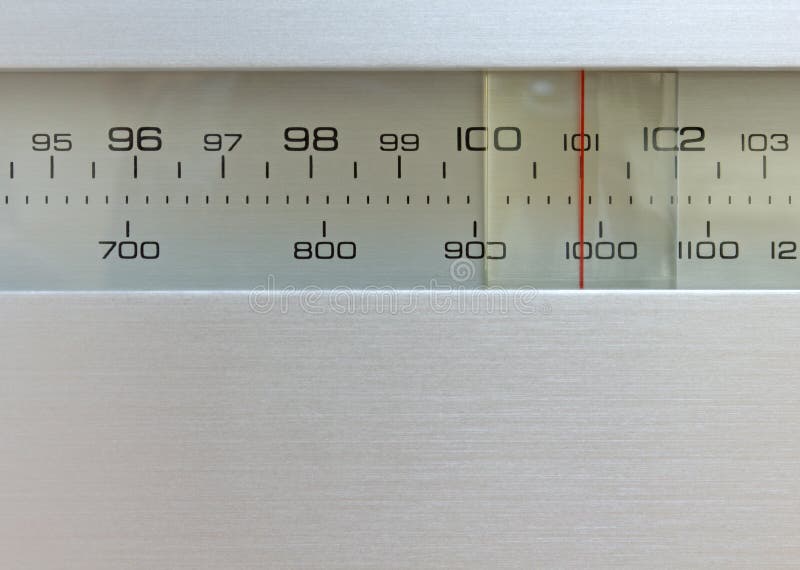 HiFi Radio Tuner stock photo. Image of knob, frequency 25630830