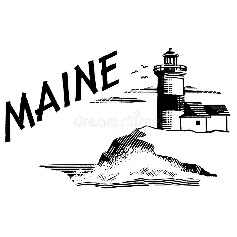 Download Maine Lighthouse Stock Illustrations 90 Maine Lighthouse Stock Illustrations Vectors Clipart Dreamstime
