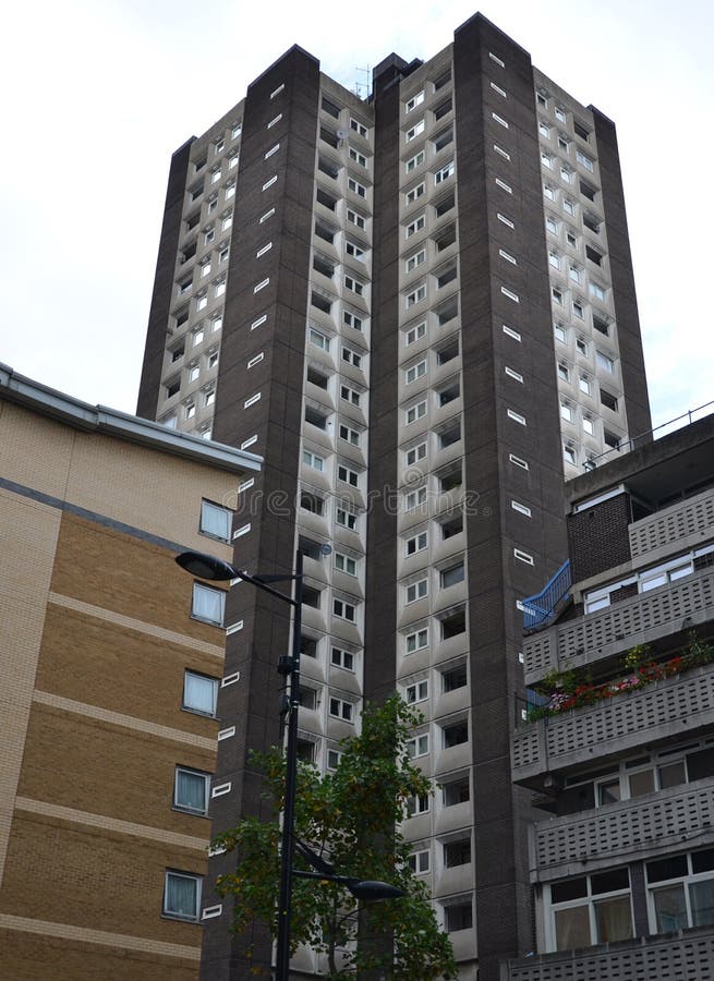 Hi Rise tower block stock image. Image of spread, rescue 100021519