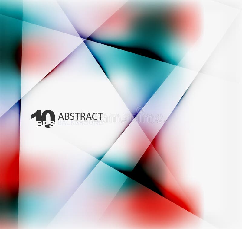 Hi-tech or business futuristic blurred template royalty free illustration