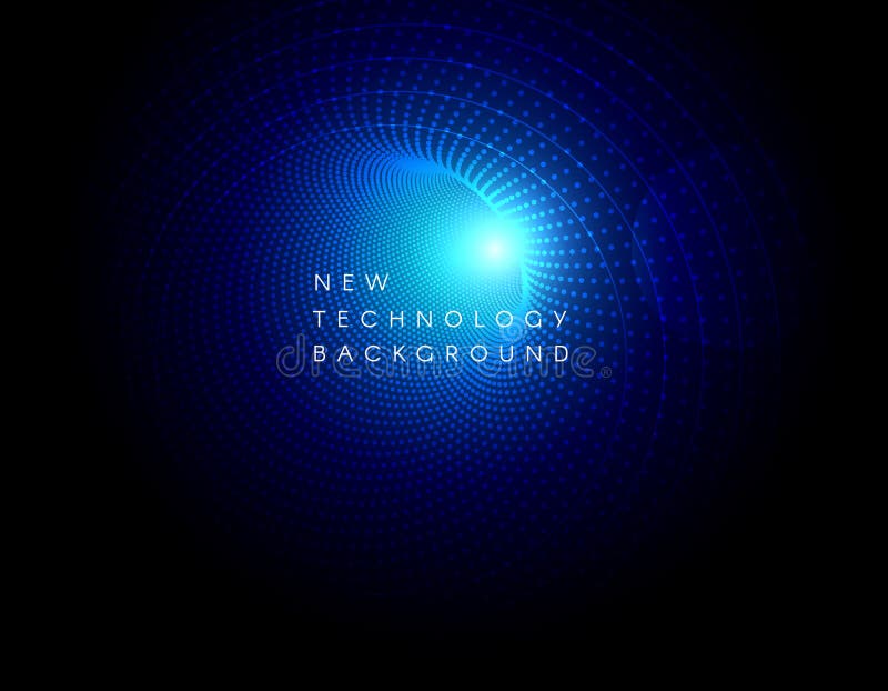 Hi-tech digitaal technologieconcept stock illustratie Hi-tech digitaal technologieconcept stock illustratie
