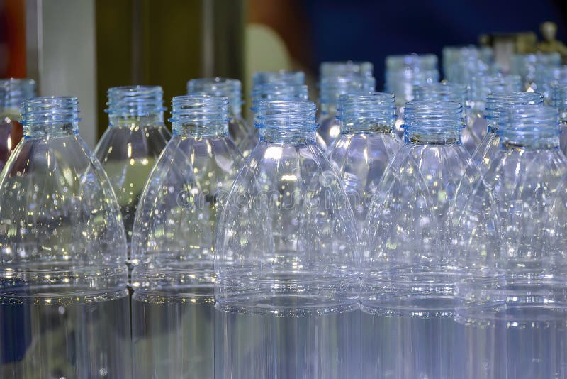 The Hitechnology of Drinking Water Manufacturing Process Stock Image