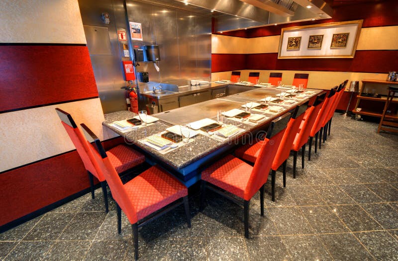 Hibachi Dining stock photo. Image of food, interior, luxury 22725334