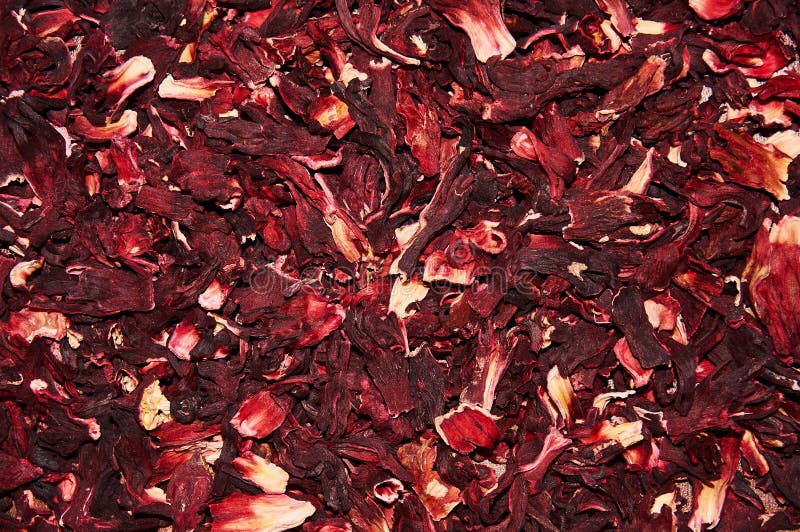 Hibiscus tea on a white background. Isolated. Food background.