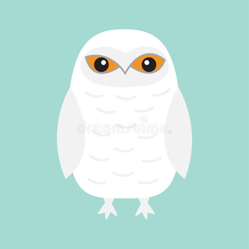 Hibou blanc de Milou Oiseau se reposant avec des ailes Grange de neige Yeux jaunes Collection animale polaire arctique Mère et ch illustration de vecteur Hibou blanc de Milou Oiseau se reposant avec des ailes Grange de neige Yeux jaunes Collection animale polaire arctique Mère et ch illustration de vecteur