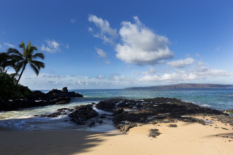 Hidden Beach, Maui, Hawaii stock image. Image of beauty 90005489