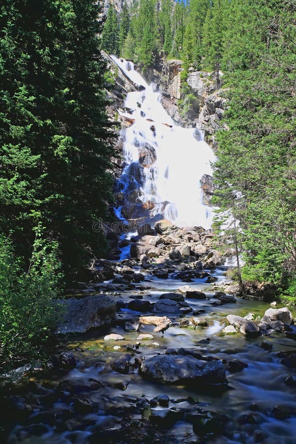 The Hidden Falls in Grand Teton