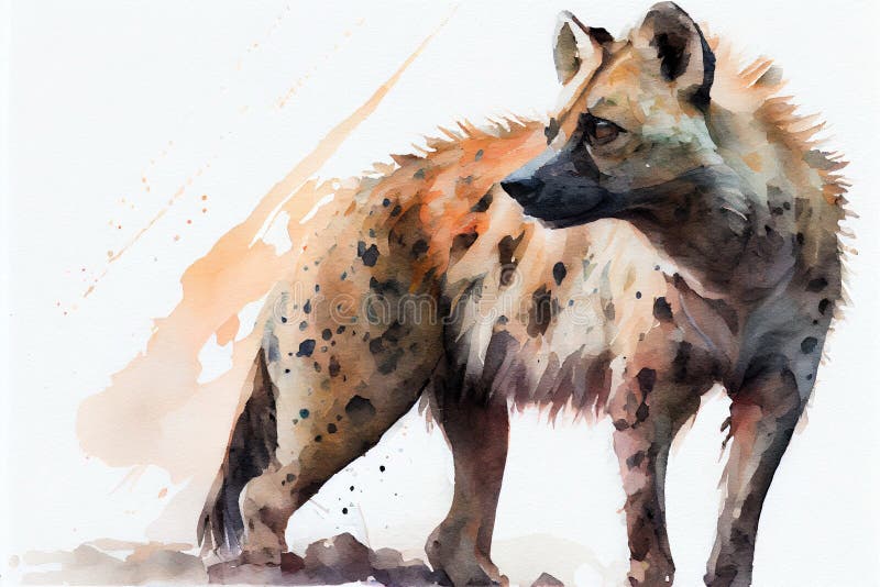 Desenhos de Hiena para colorir e pintar - Pinte Online