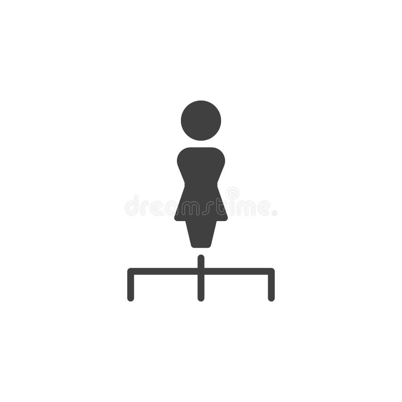 Hierarchy structure vector icon stock illustration Hierarchy structure vector icon stock illustration