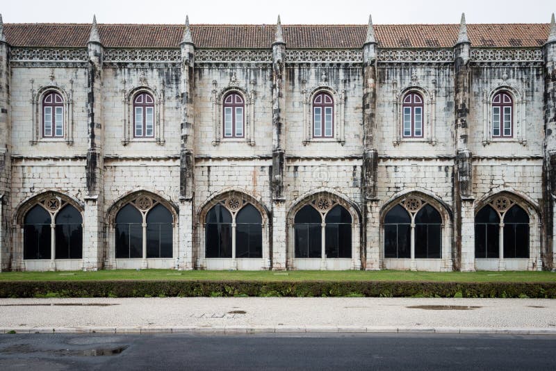 Jerónimosklooster in Lissabon, Portugal royalty-vrije stock afbeelding
