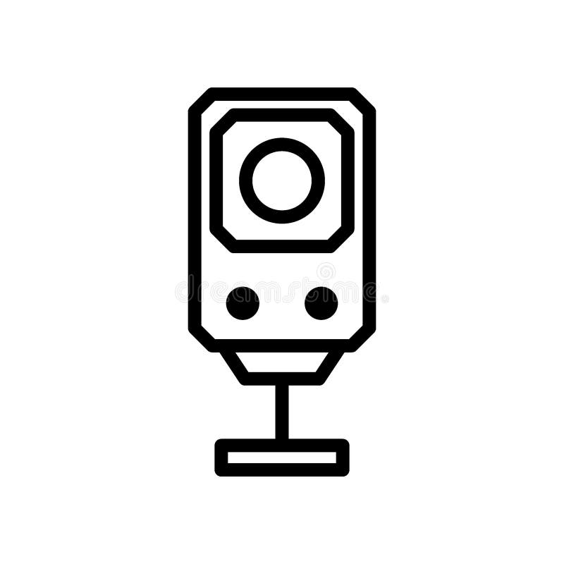 Hifisprecherikone oder Logos isolierte Zeichensymbolvektorillustration vektor abbildung
