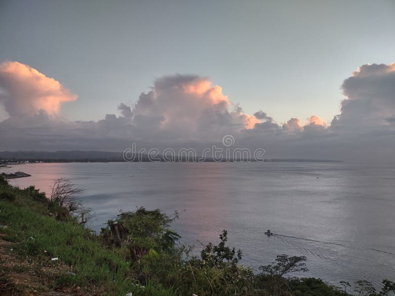 High Above Aguadilla Puerto Rico Stock Image Image of dusk, wave