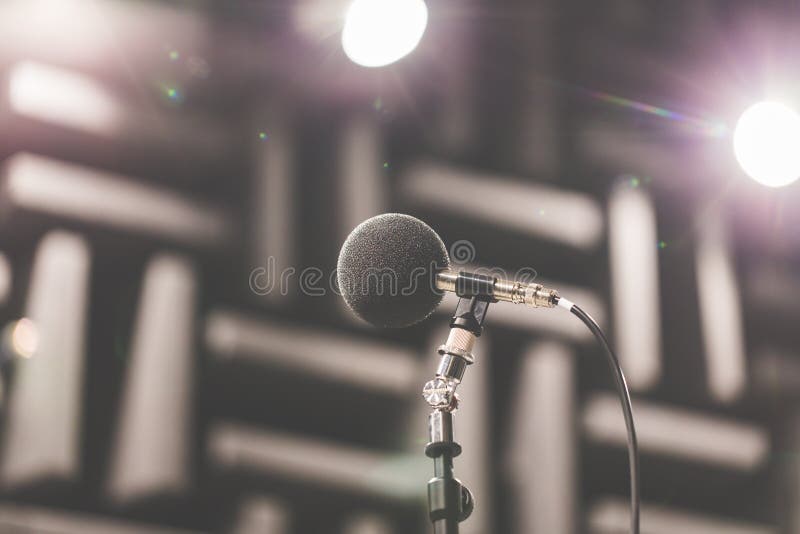 High Accuracy Microphone in Noise Sound Testing Room with LED Light