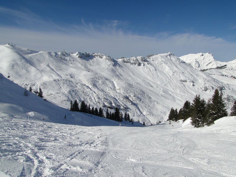 High alpine ski area stock photo. Image of alps, europe 15375248