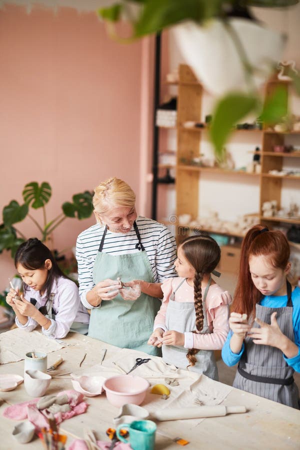 Pottery School for Kids stock photo. Image of development 141672056