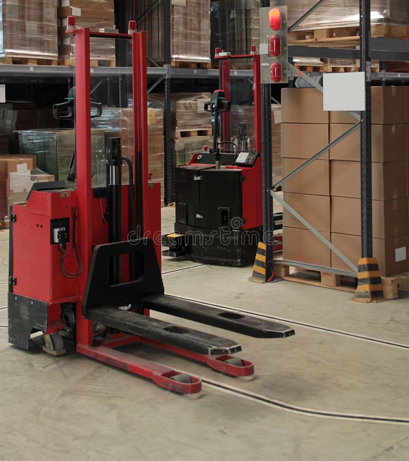 High bay racking stock image. Image of picking, truck 30643609