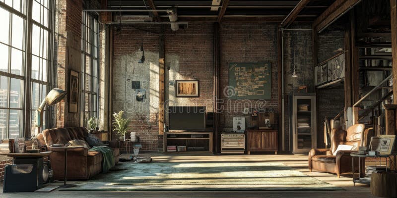 Image showcasing This industrial-inspired penthouse loft boasts chic interiors and ...