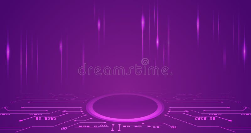 High computer technology design. Modern data protection vector presentation. Abstract circuit board futuristic concept. Data stock illustration