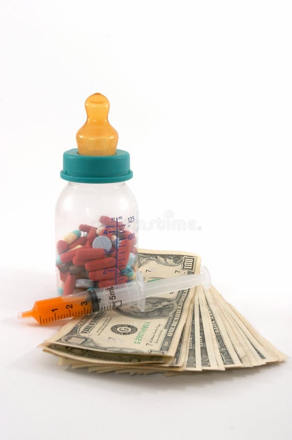 High Cost of Medical Bills for Children Stock Photo Image of medicine