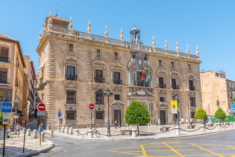 High Court of Justice in Spanish Town Granada Stock Photo Image of