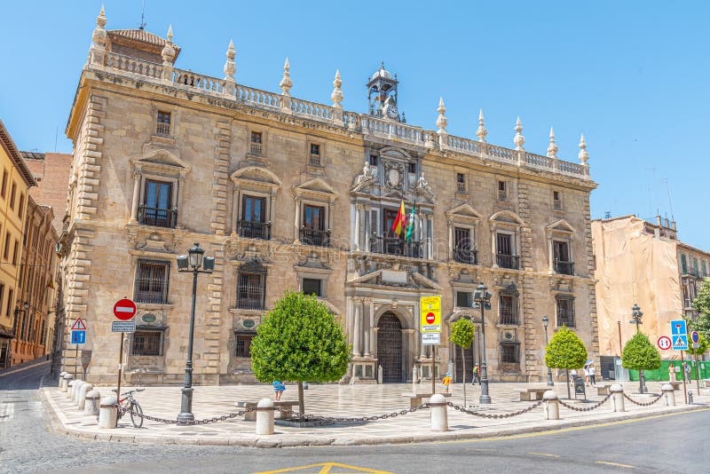 High Court of Justice in Spanish Town Granada Stock Image Image of