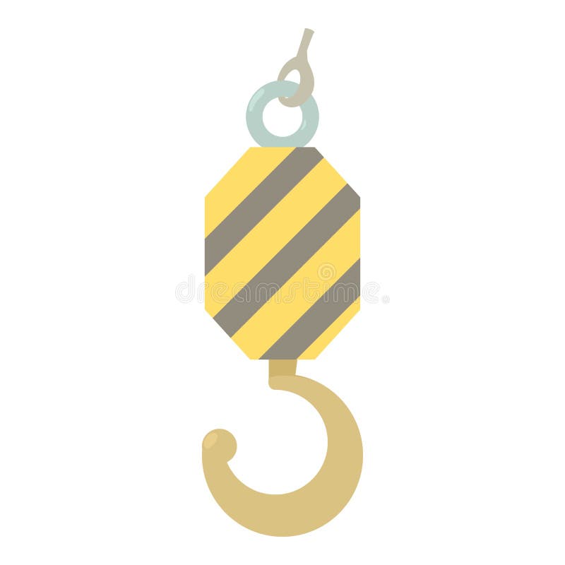 High crane icon, cartoon style vector illustration