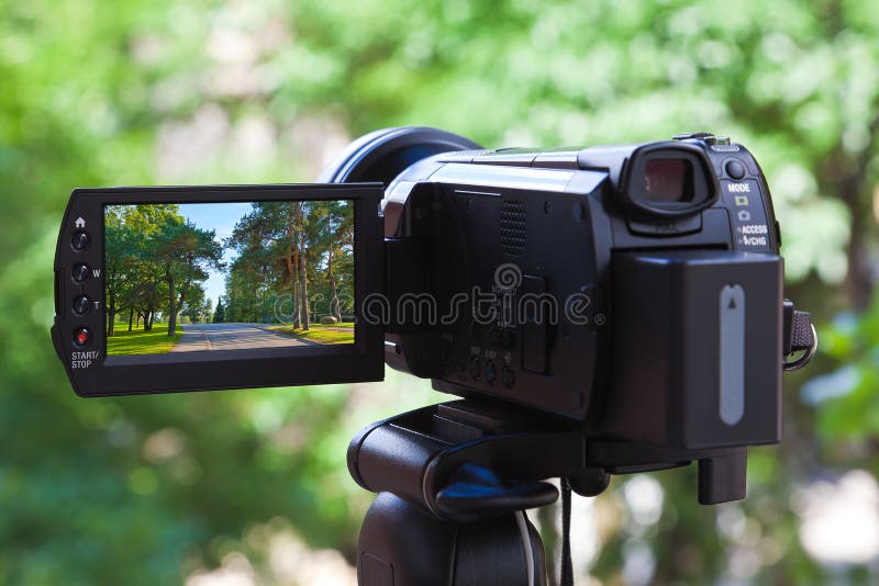 High definition camcorder royalty free stock images