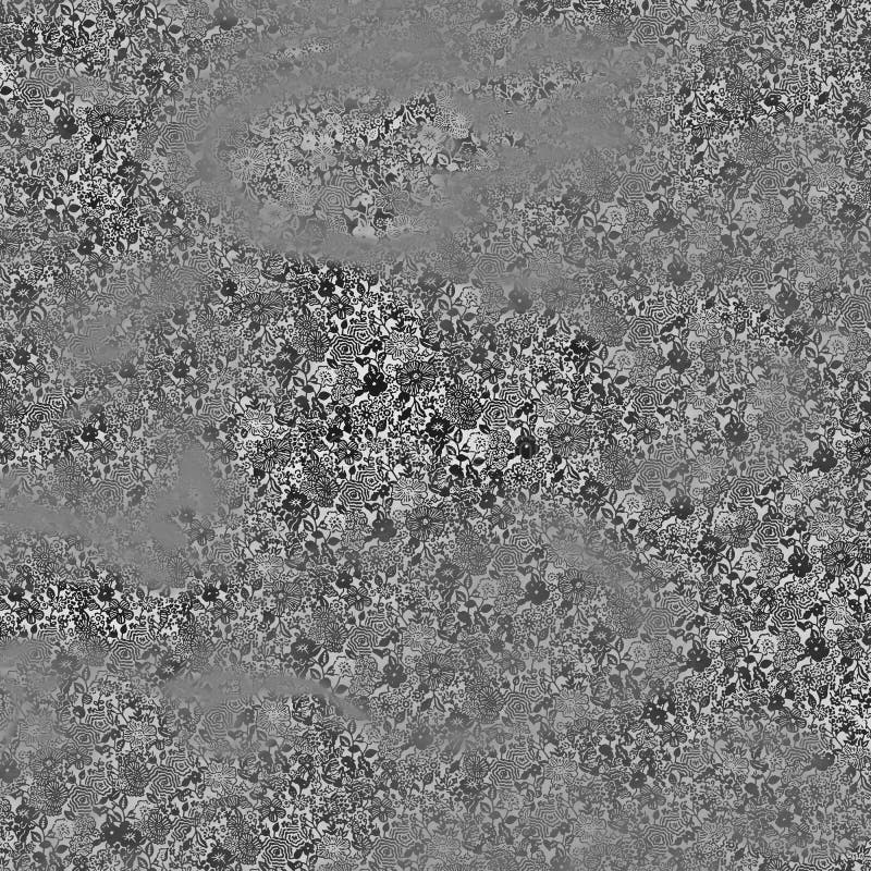 High Definition Floral Watercolor Repeat Isolated on Creative Texture