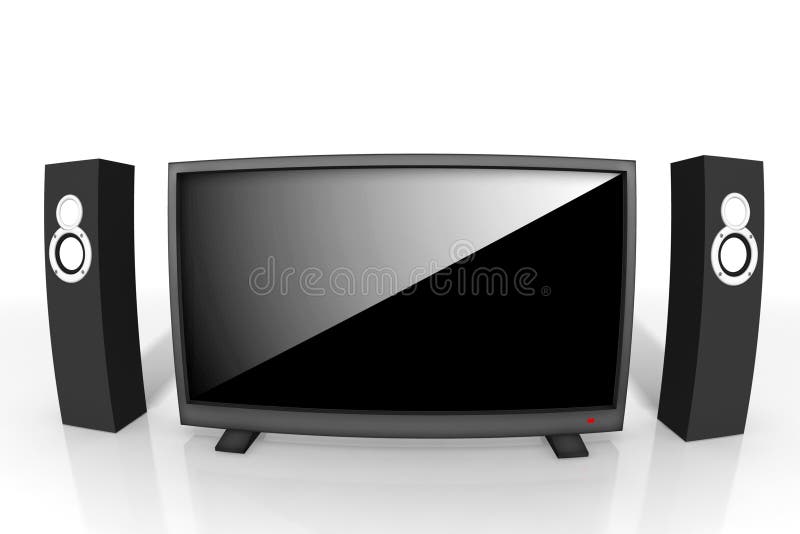 High definition television vector illustration