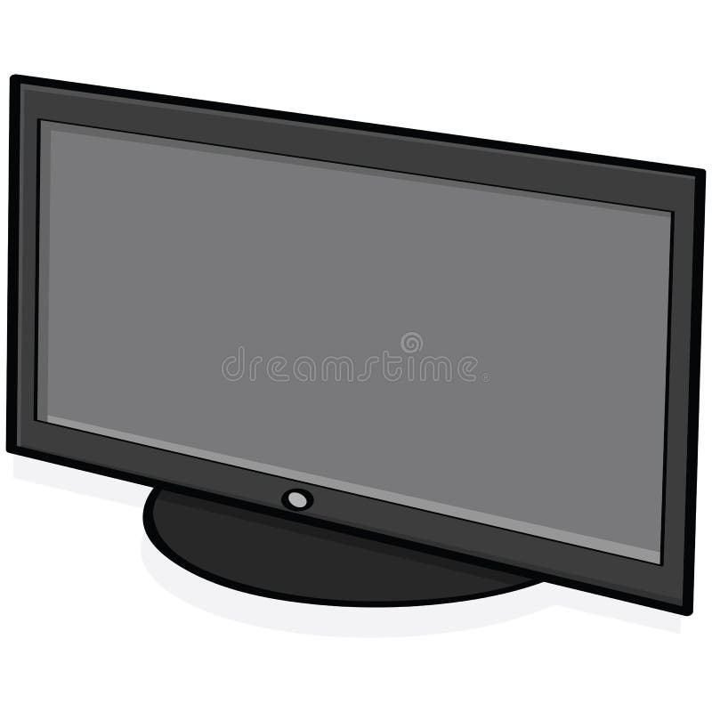 Highdefinition TV stock vector. Illustration of high 19655502