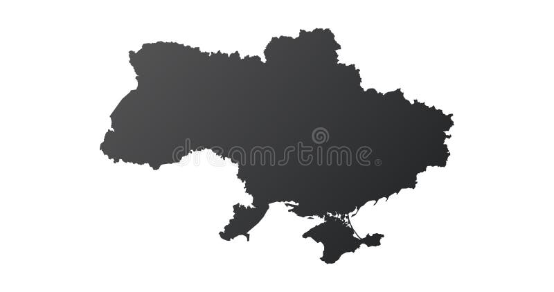 High detailed map of Ukraine icon. Vector illustration isolated on white background vector illustration High detailed map of Ukraine icon. Vector illustration isolated on white background vector illustration