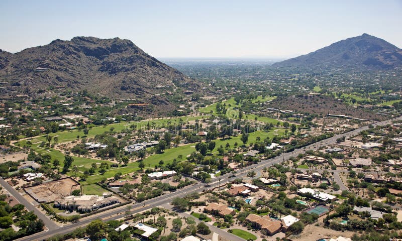 High dollar homes with golf course views in Phoenix, Arizona. High dollar homes with golf course views in Phoenix, Arizona