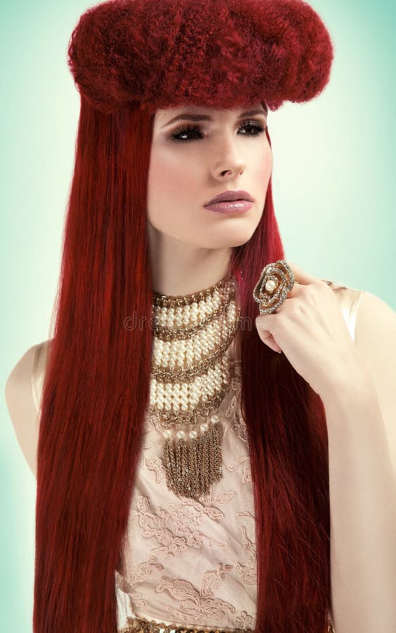 High Fashion Model with Luggage Stock Image Image of elegance