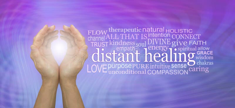 High Frequency Distant healing Word Tag Cloud