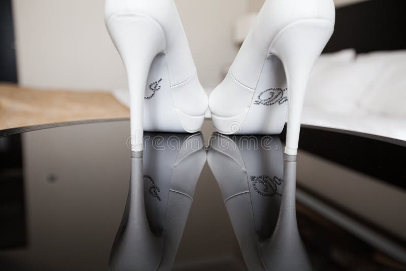 High Heels Counter and Reflection Stock Photo Image of lifestyle