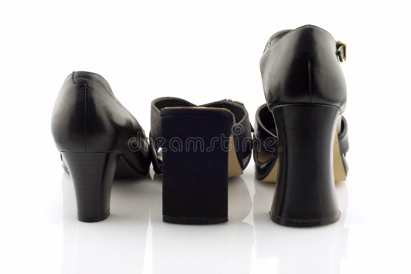 High heels, isolated