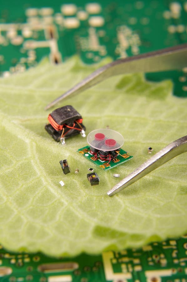 High Integration Electronics Concept Electronic Components in Co Stock