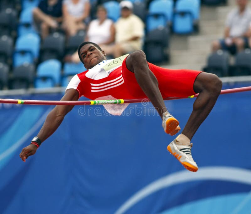 High jump decathlon cuba editorial image. Image of action 15240860