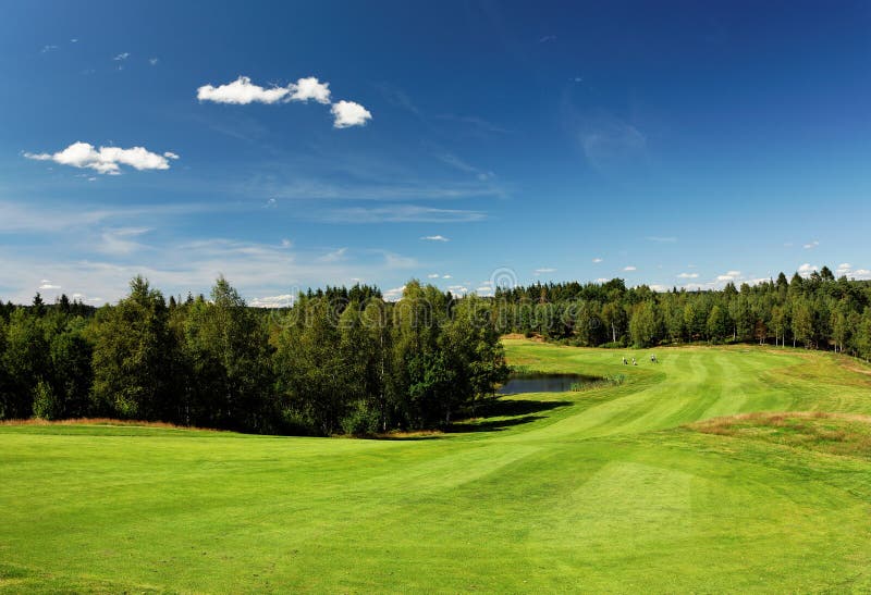 High point golf lanscape view