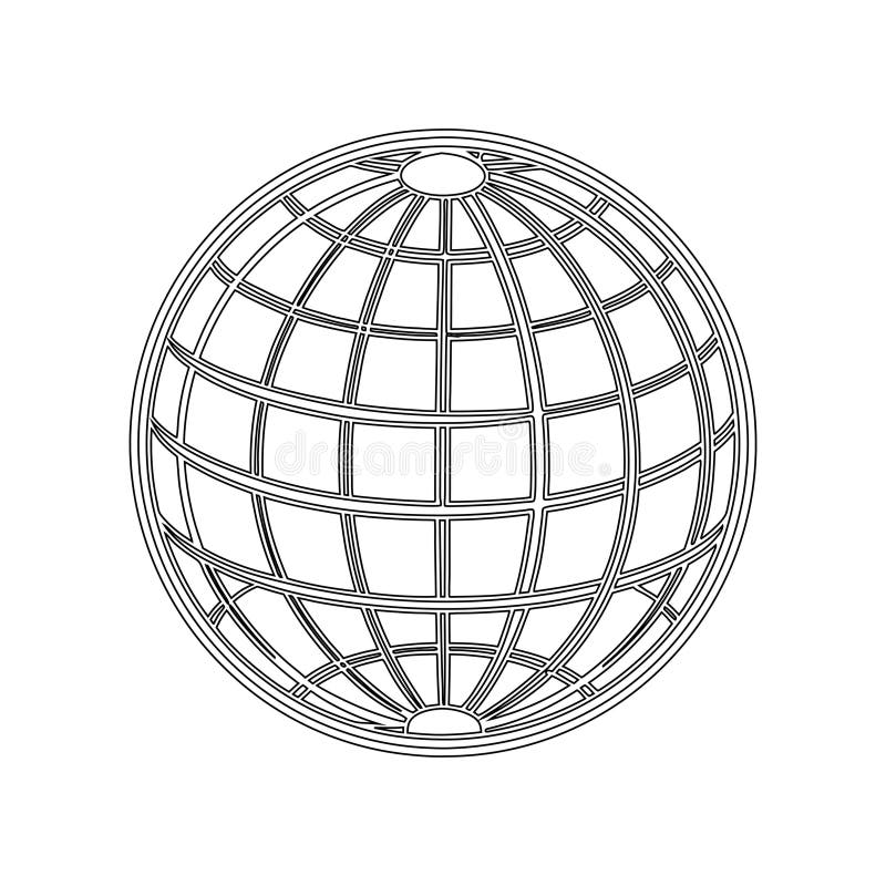 High Precision Globe Vector for - High Precision Globe Vector Accurate Geographic Mapping Digital Earth Often Used Information 334601493 