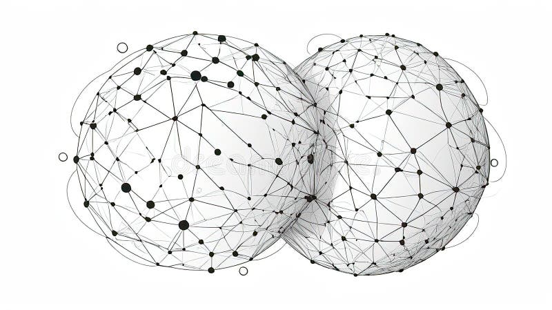 High Precision Structured Dot Grid Design royalty free illustration