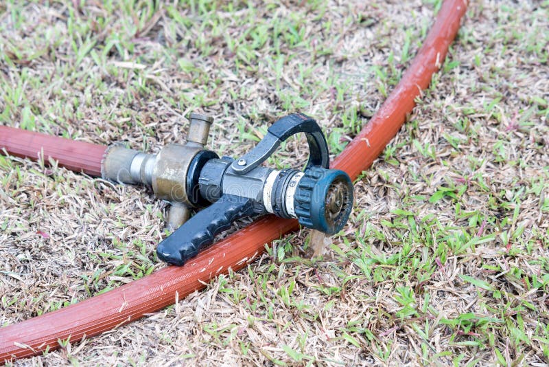 High Pressure Fire Hose Nozzle Stock Photo Image of hydrant, high