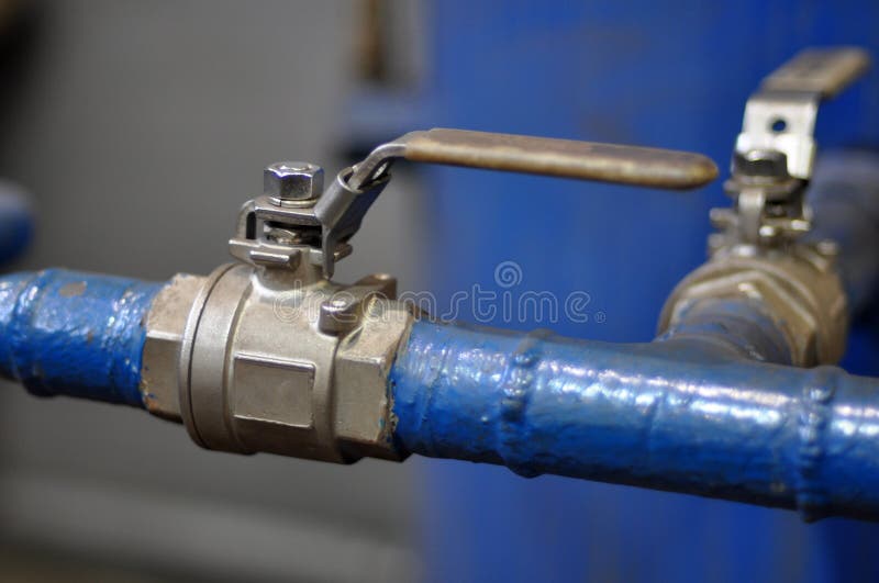 High Pressure Hoses And Valves For Air Compressor Stock Photo Image
