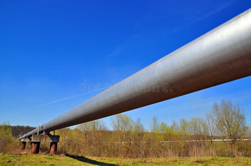 The high pressure pipeline.