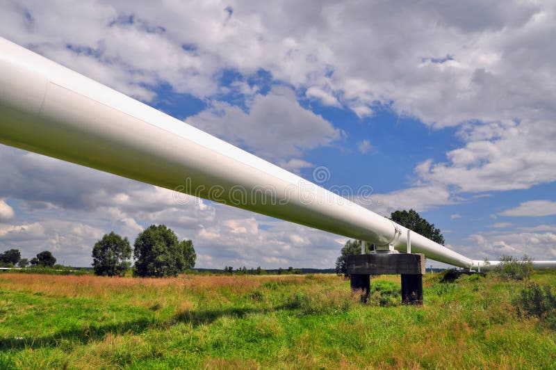 The High Pressure Pipeline. Stock Photo Image of transportation