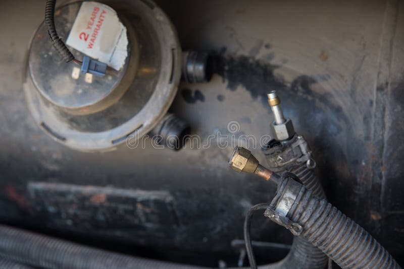 High Pressure Tank for Lpg Petrol Gas Stock Photo Image of safety