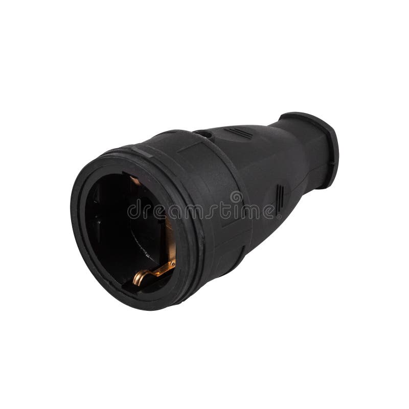 High Protection Street Electrical Outlet Isolated Stock Image Image