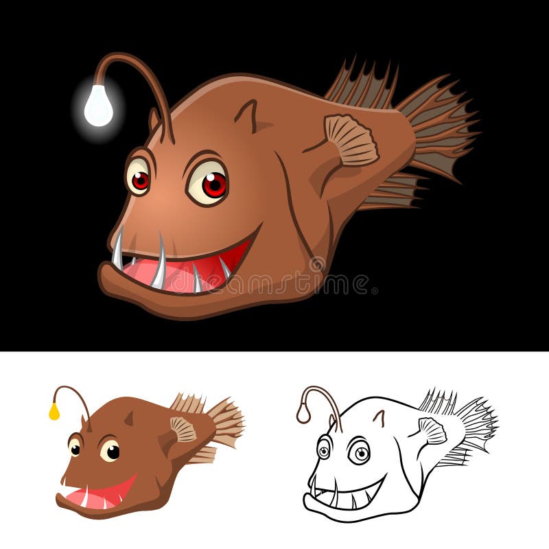 angler fish clipart image